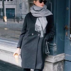 J Crew Daphne Topcoat Rock Grey